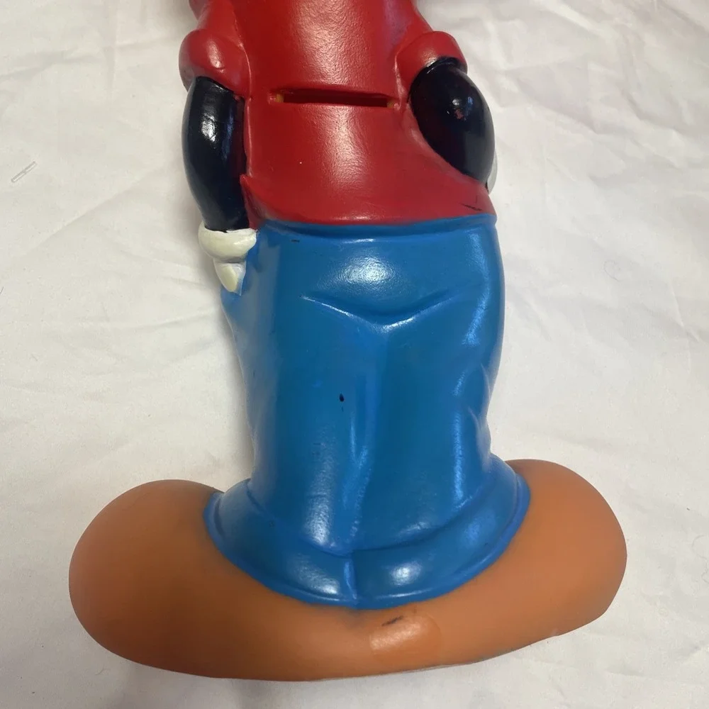 Vintage 1970s Walt Disney Mickey Mouse Coin Bank Rubber 12